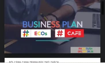 Hồ sơ #Ecos / #Cafe - Business Model